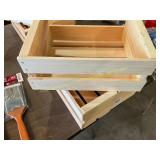 2 ct. wooden boxes