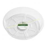 30 ct. Crescent Garden Plastic Plant Saucer Clear