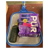 Skimmer, filters, pumping part
