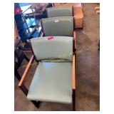 3 ct. blue chairs
