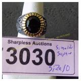 Simulated sapphire ring  Size 10