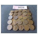 Bag of higher grade Wheat pennies