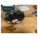 Frying Pan with Lid, Used