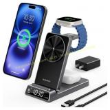 Apple Wireless 3-in-1 Stand with Clock, Grey