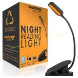 Amber Book Light with Blue Light Blocking