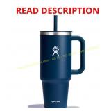 Hydro Flask 40oz Travel Straw Tumbler Indigo