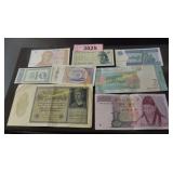 Foreign paper money
