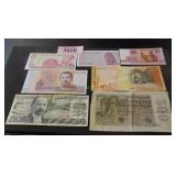 Foreign paper money