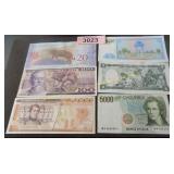 Foreign paper money