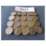 Bag of higher grade Wheat pennies