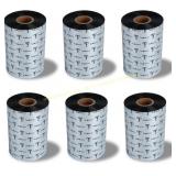 Premium Wax Thermal Ribbon 110mm x 450m Black