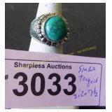 Simulated turquoise ring  Size 7 ï¿½