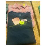 Mens L Button Down + Waffle Knit Henley
