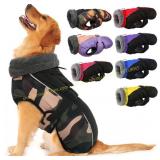 BLUE XL IECOii Reflective Warm Dog Coat
