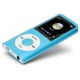 MP3 Player, Lossless Slim 1.8" LCD 64GB Blue