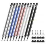 Stylus 5Pcs 2-in-1 Pen (Silver)