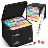 Caliart Colors Dual Tip Markers with Case