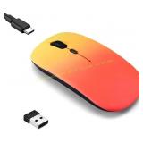 Wireless Bluetooth Mouse, LED Silent Mouse