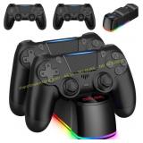 Fisherg 2 Pack PS4 Controller Dock Station