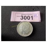 high grade 1889 Morgan silver dollar