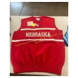 Size L Nebraska V Neck Sweater Vest