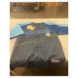 KC Royals Size M Button Up Jersey