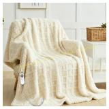 Heated Electric Throw 50x60, 12 Levels