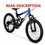 Hyper 20" Full Suspension Bike - Black/Blue