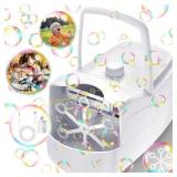 Bubble Machine, 2 Speeds, 6 Wands