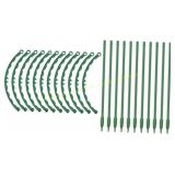 POPETPOP Half Round Plant Stakes for Cacti