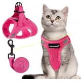 FAYOGOO Cat Harness and Leash Set Sz M