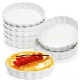 Foraineam 8-Piece Porcelain Ramekins, 5 oz