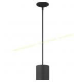 Mini 1-Light Black Pendant LED Cylinder