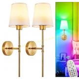 Depuley Battery Operated Wall Sconce: 2 Lights