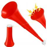 24 Inch Collapsible Vuvuzela Horn, Red