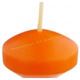 Zest Candle 24-Piece Floating Candles, Orange