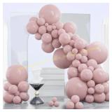PartyWoo Balloons Cavern Pink Boho 18" 140 pcs