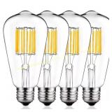 ST64 LED Edison Bulb, 2700K (4-Pack)