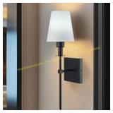 Monteaux Lighting 6" Black LED Wall Sconce