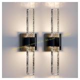Epinl Black Sconces Set of 2, 14W 3000K