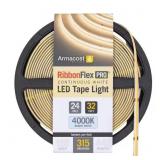 2ct RibbonFlex Pro 24V LED Strip 4000K 315 lm/ft