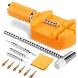 Watch Link Kit with Pins, Spring Bars (Orange)
