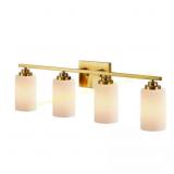 30 in. 2-Light Antique Brass Vanity Light
