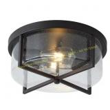 11.8 in. 2-Light Farmhouse Ceiling Light