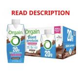 13 ct Orgain Plant-Based Protein Shake, 18-pk.