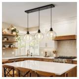 3-Light Modern Black Ceiling Pendant