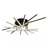 42.5 in 7-Light Black LED Flush Mount Lamp