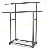 Fishat Double Rod Garment Rack