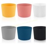 Silicone Cup Sleeve 6-Pack - Heat Resistant