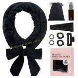 ZILAMPU 9Pcs Heatless Hair Curler No Heat Black
